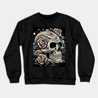 Skull- Full Tattoo Design 4 Crewneck Sweatshirt